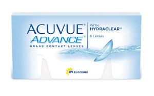 Lente de contato Acuvue Advance Hydraclear .:. kit com 6 lentes .:. grau esférico -0,50