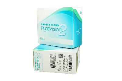 Lente de contato PUREVISION 2 .:. esférico -10,50 kit com 6 lentes