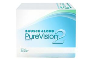 Lente de contato PUREVISION 2 .:. kit contendo 6 lentes .:. grau esférico +0,50