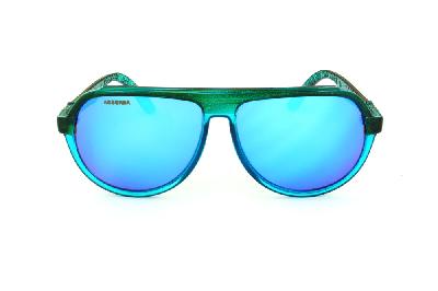 Óculos Absurda La Rocca verde/azul neon efeito bolha