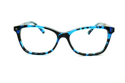 Armação de grau óculos Ana Hickmann em acetato efeito onça azul e preto lindo