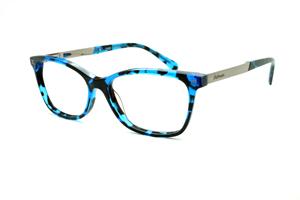 Armação de grau óculos Ana Hickmann em acetato efeito onça azul e preto lindo