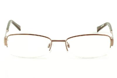 Óculos de grau Atitude fio de nylon bronze com haste marrom café para mulheres
