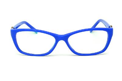 Óculos de grau Ilusion em acetato azul royal para mulheres