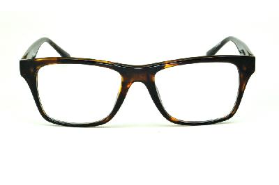 Óculos Atitude em acetato cor marrom demi tartaruga efeito onça para homens e mulheres