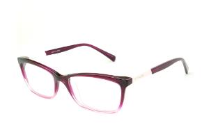 Óculos de grau Atitude em acetato roxo mesclado com pink rosa para mulheres