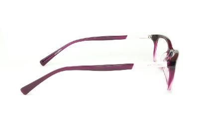Óculos de grau Atitude em acetato roxo mesclado com pink rosa para mulheres
