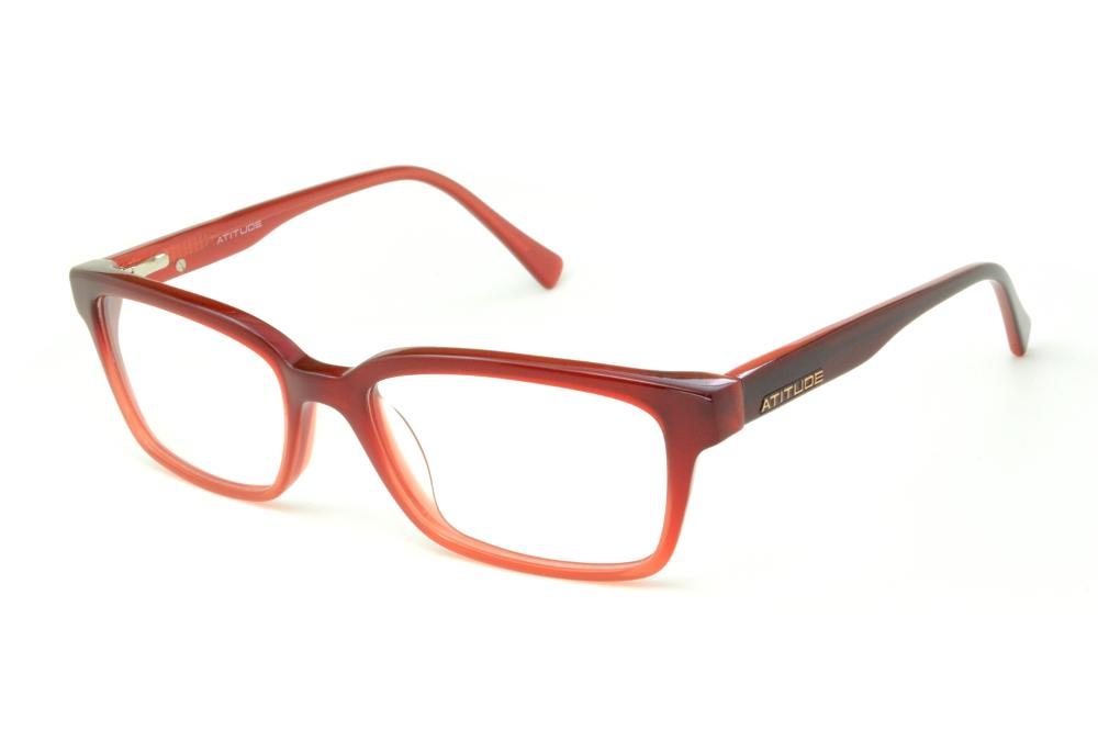 Óculos Atitude AT6115 vermelho queimado mesclado feminino