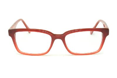 Óculos de grau Atitude em acetato vermelho queimado mesclado para mulheres