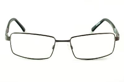 Óculos de grau Atitude metal chumbo e haste preta para homens