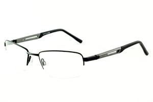 Óculos Atitude Silver com haste preta flexível de mola