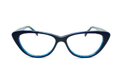 Óculos Bulget azul com haste flexível de mola