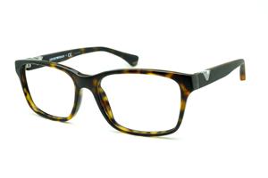 Óculos de grau Emporio Armani acetato demi tartaruga efeito onça para homens e mulheres