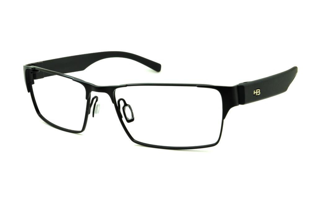 Óculos HB Black Gloss Black metal preto esportivo masculino
