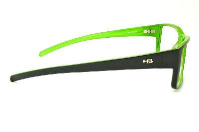 Óculos de grau Hot Buttered HB Polytech chumbo brilhante e verde para homens