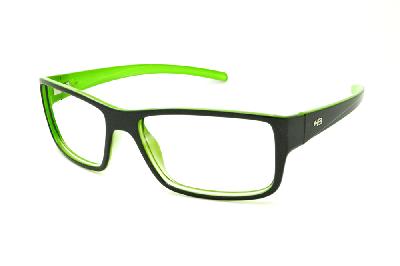 Óculos de grau Hot Buttered HB Polytech chumbo brilhante e verde para homens