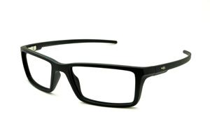 Óculos HB Matte Black - Acetato preto fosco e detalhe metal