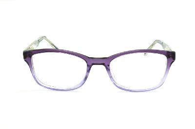 Óculos de grau Disney Princesa acetato infantil roxo e transparente para meninas