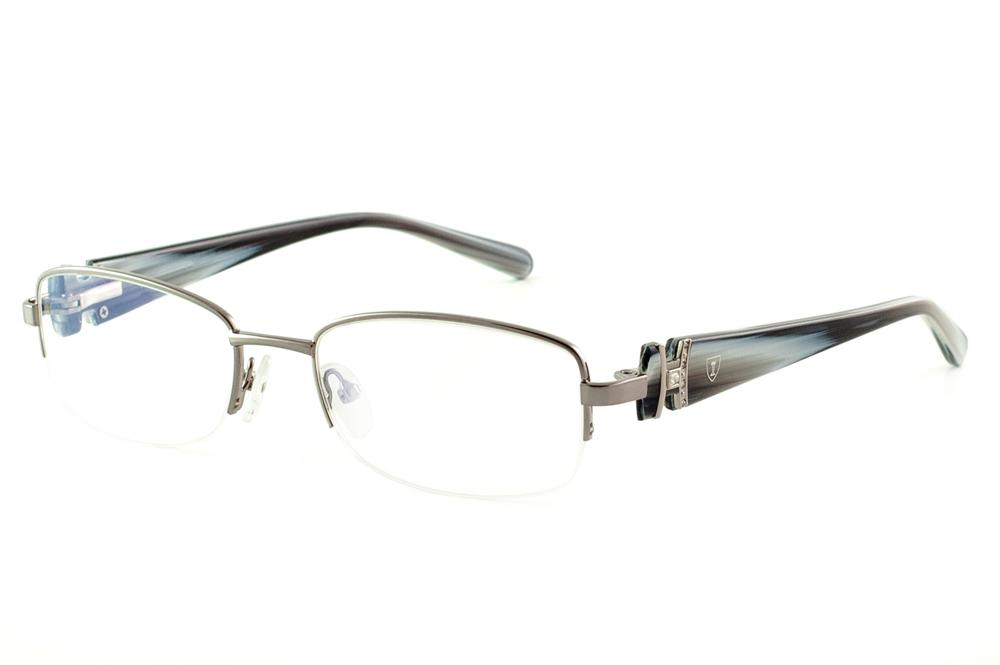 Óculos Ilusion SL5009 metal fio de nylon haste grafite