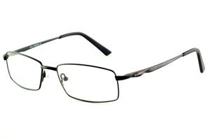Óculos Ilusion metal preto com haste flexível de mola