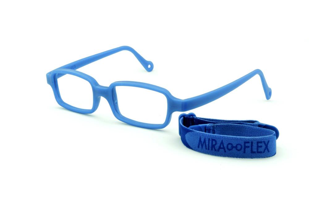 Óculos Miraflex Siliconado INQUEBRÁVEL New Baby 2 42/14 Azul