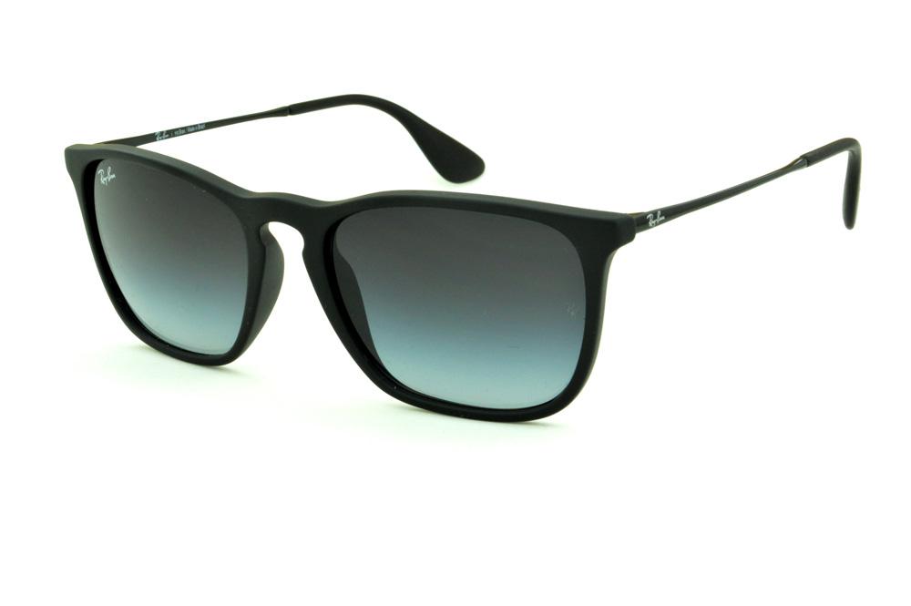 Óculos Ray-Ban Chris RB4187 preto fosco lente degradê