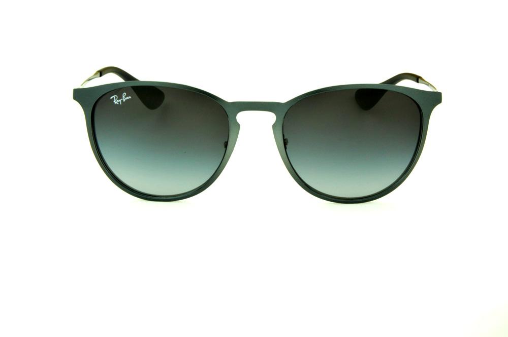 Óculos Ray-Ban Erika Metal RB 3539 cinza com lente degradê
