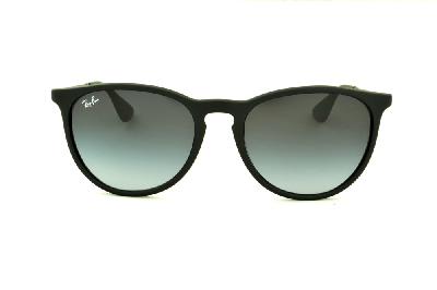 Óculos Ray-Ban Erika RB 4171 preto fosco com lente degradê