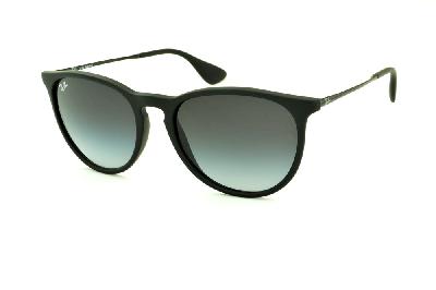 Óculos Ray-Ban Erika RB 4171 preto fosco com lente degradê