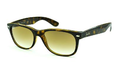 Óculos Ray-Ban New Wayfarer RB 2132 efeito onça demi tartaruga com lente degradê