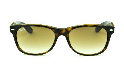 Óculos Ray-Ban New Wayfarer RB 2132 efeito onça demi tartaruga com lente degradê