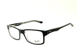 Óculos de Grau Ray-Ban Quadrado Preto Transparente Retangular feminino masculino