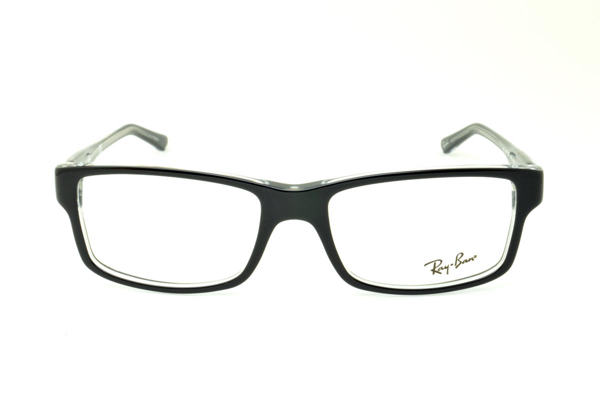 Óculos de Grau Ray-Ban Quadrado Preto Transparente Retangular feminino masculino