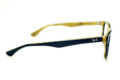 Óculos Ray-Ban RB 5279 Wayfarer azul escuro e amarelo mesclado