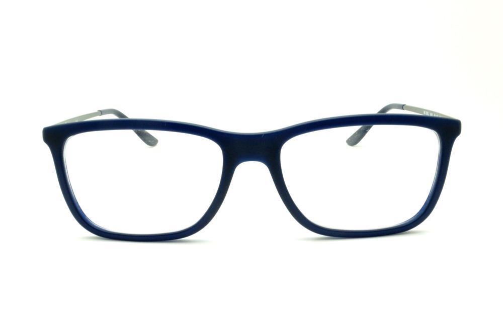 Óculos Ray-Ban RB7061 azul marinho fosco haste prata