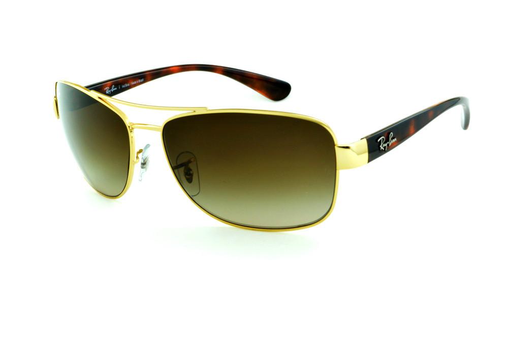 Óculos Ray-Ban RB3518 dourado haste efeito onça demi tartaruga