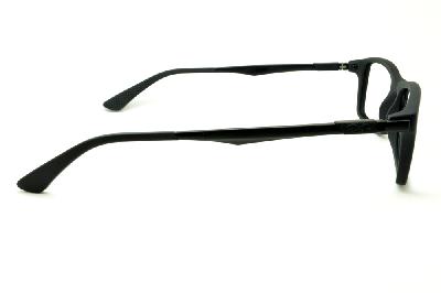 Óculos Ray-Ban preto fosco com haste metal de mola flexível