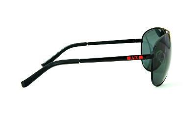 Óculos de Sol Armani Exchange AX 2006 preto com logo vermelho