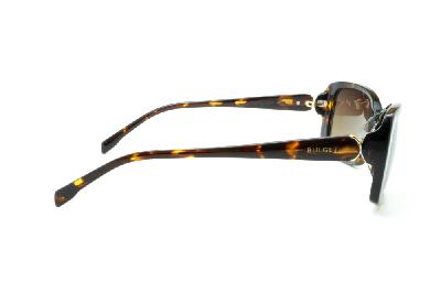 Óculos de Sol Bulget acetato cor marrom demi/tartaruga efeito onça para mulheres