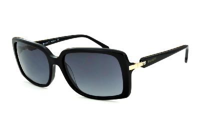 Óculos de Sol Bulget em acetato preto e strass cristal para mulheres