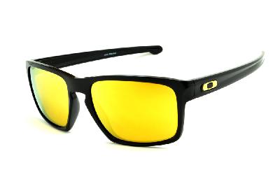 Óculos de sol Oakley OO 9262L Sliver preto e lente amarela