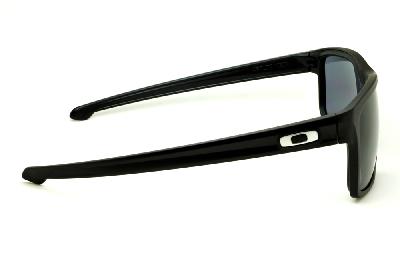 Óculos de sol Oakley Sliver acetato preto e lente cinza para homens