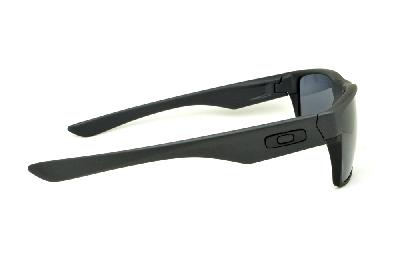 Óculos de sol Oakley Twoface acetato chumbo fosco e preto para homens