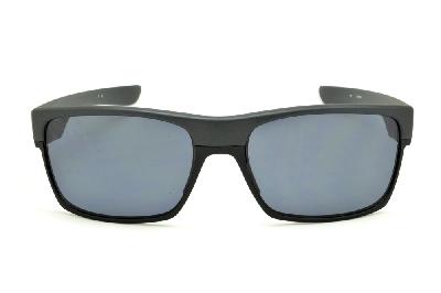 Óculos de sol Oakley Twoface acetato chumbo fosco e preto para homens