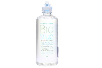 Solução de limpeza de lentes de contato Bio True 300ml