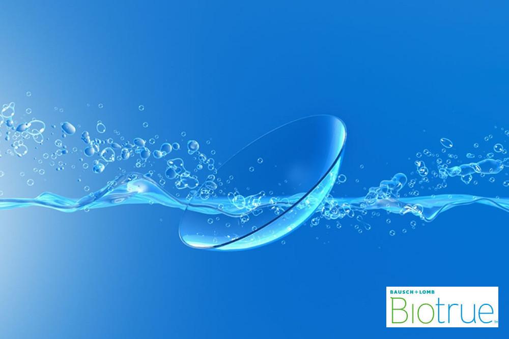 Solução de limpeza de lentes de contato Bio True 300ml